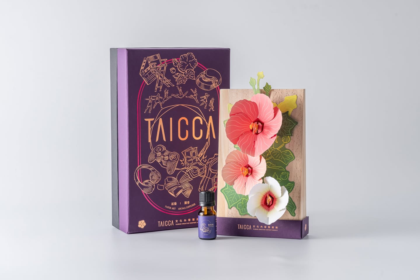 文策院企業禮贈品｜立體山芙蓉 × 原儷卡 × 尿布紙